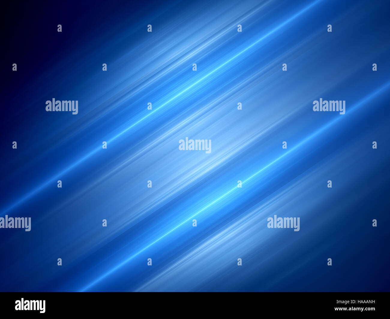 Blau leuchtende doppelte Diagonale Unschärfe, computergenerierten abstrakten Hintergrund 3D-Rendering Stockfoto