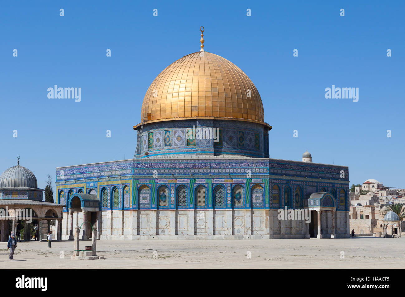 Die Haube des Felsens, Bügel montieren, Ost-Jerusalem, Palästina/Israel Stockfoto