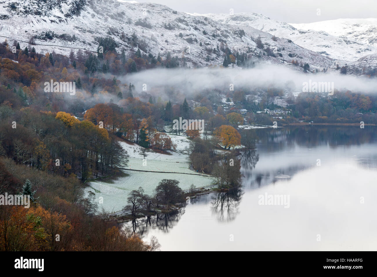 Grasmere See im Lake District, Großbritannien Stockfoto