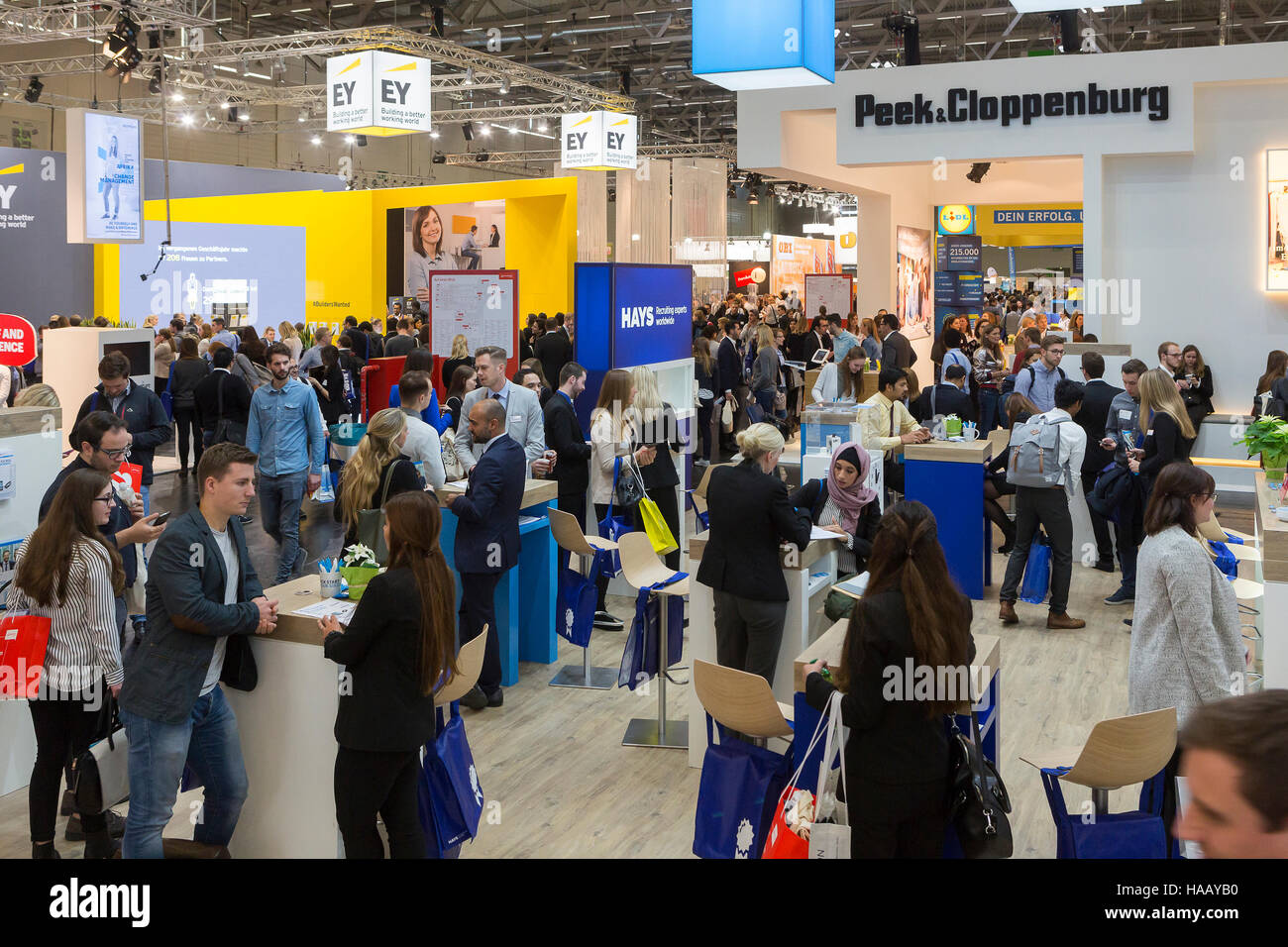 Absolventenkongress auf der Kölnmesse Stockfoto