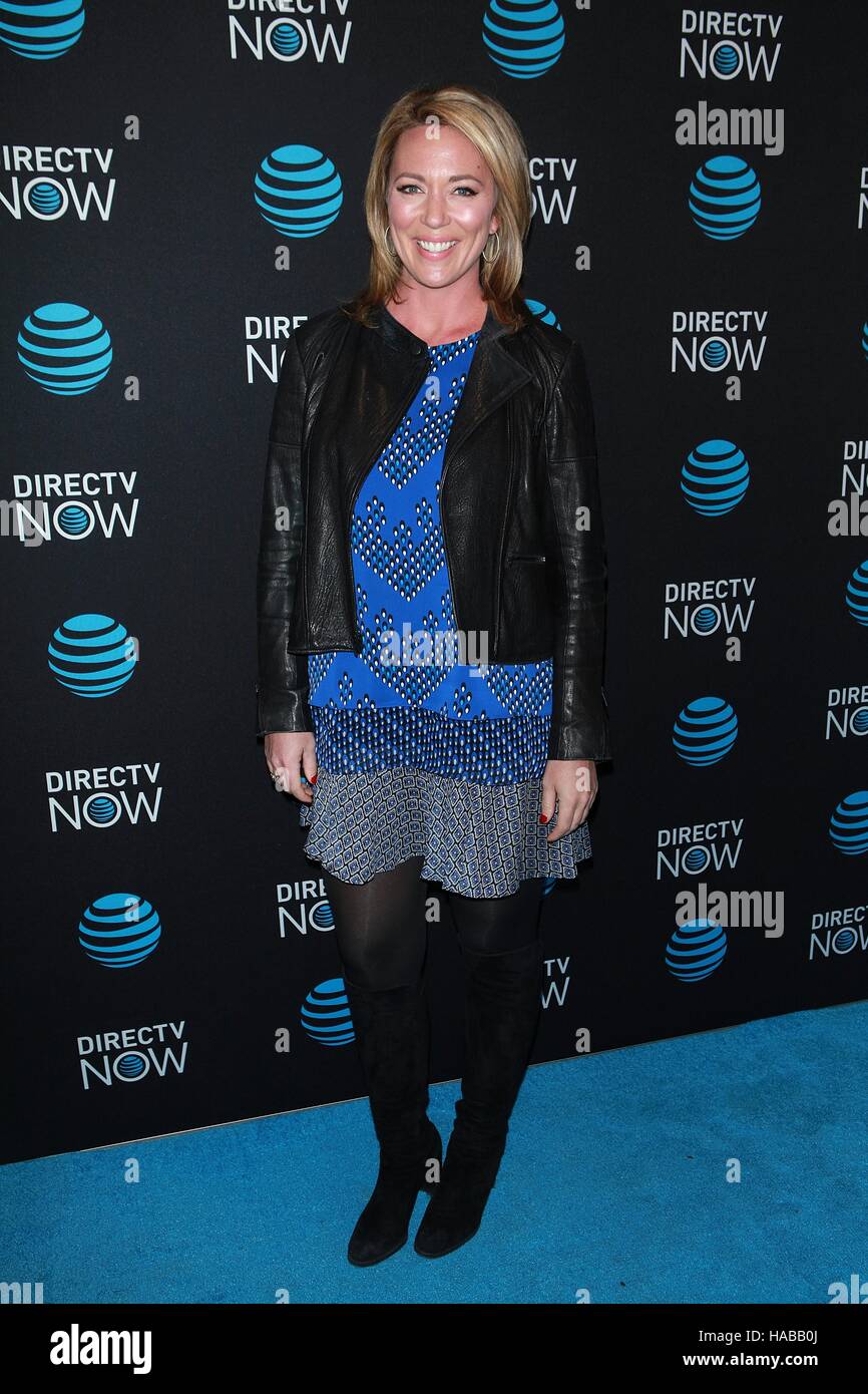 New York, NY, USA. 28. November 2016. Brooke Baldwin besucht AT&T feiert das Starten von DirectTV jetzt Veranstaltung am Veranstaltungsort 57 NYC am 28. November 2016 in New York City. Bildnachweis: Diego Corredor/Medien Punch/Alamy Live-Nachrichten Stockfoto