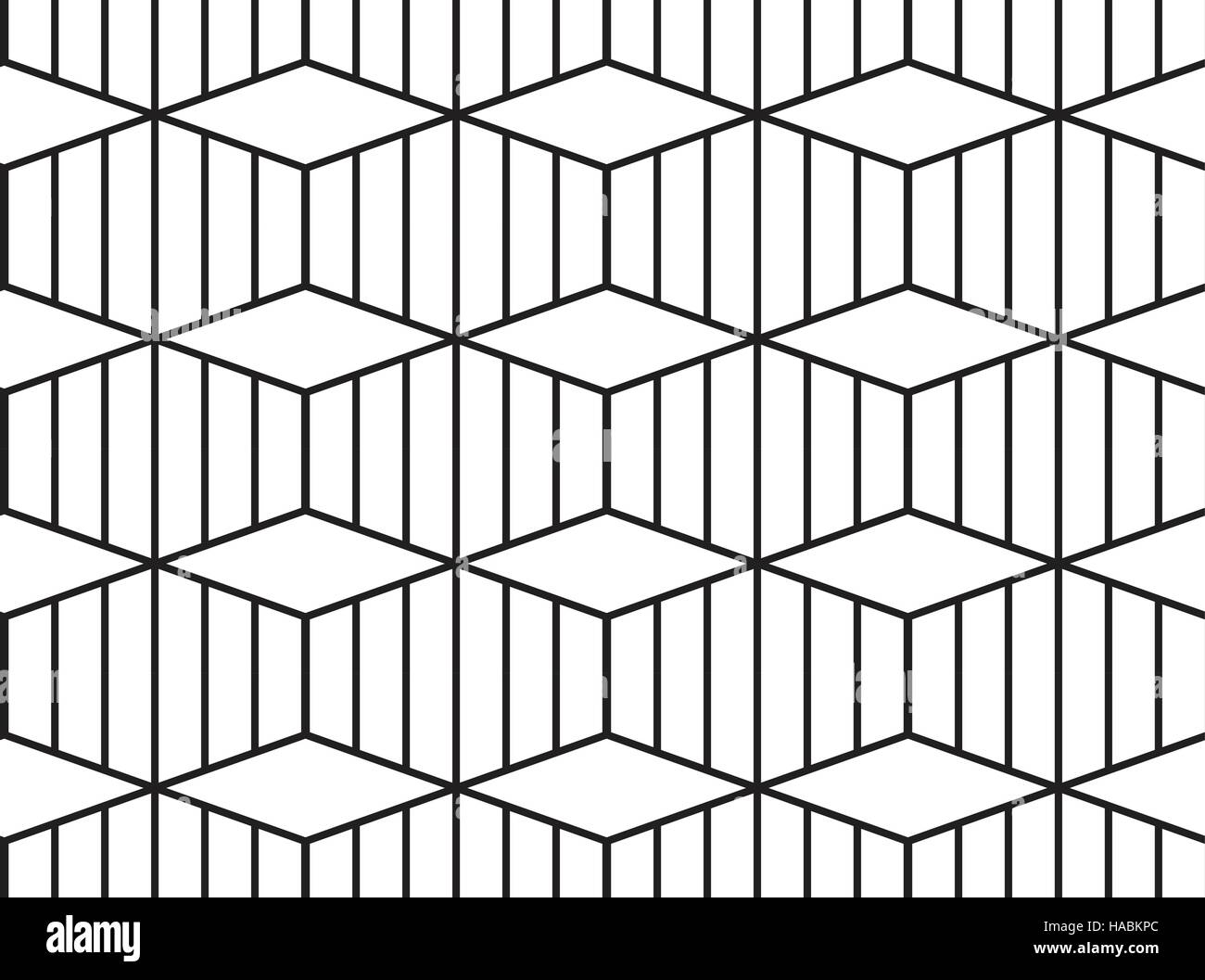 Vektor nahtlose geometrische Muster Stock Vektor