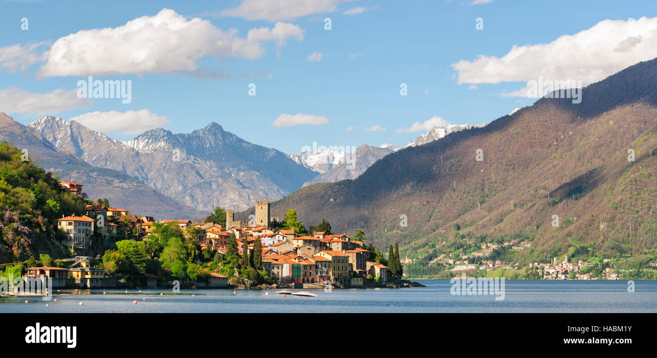 Rezzonico Lago di Como Italien Stockfoto