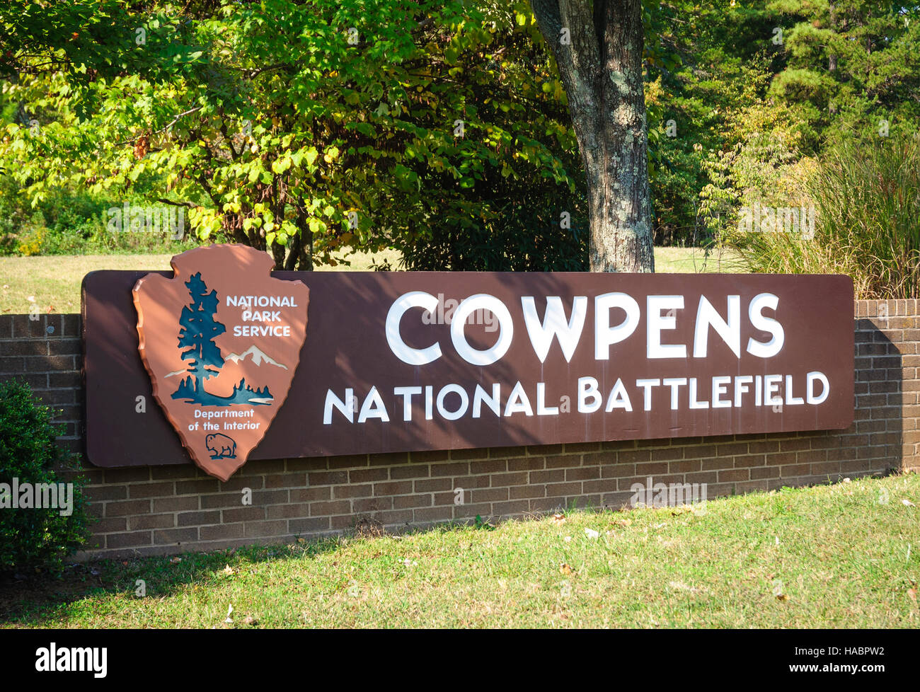 Cowpens National Battlefield Park Stockfoto