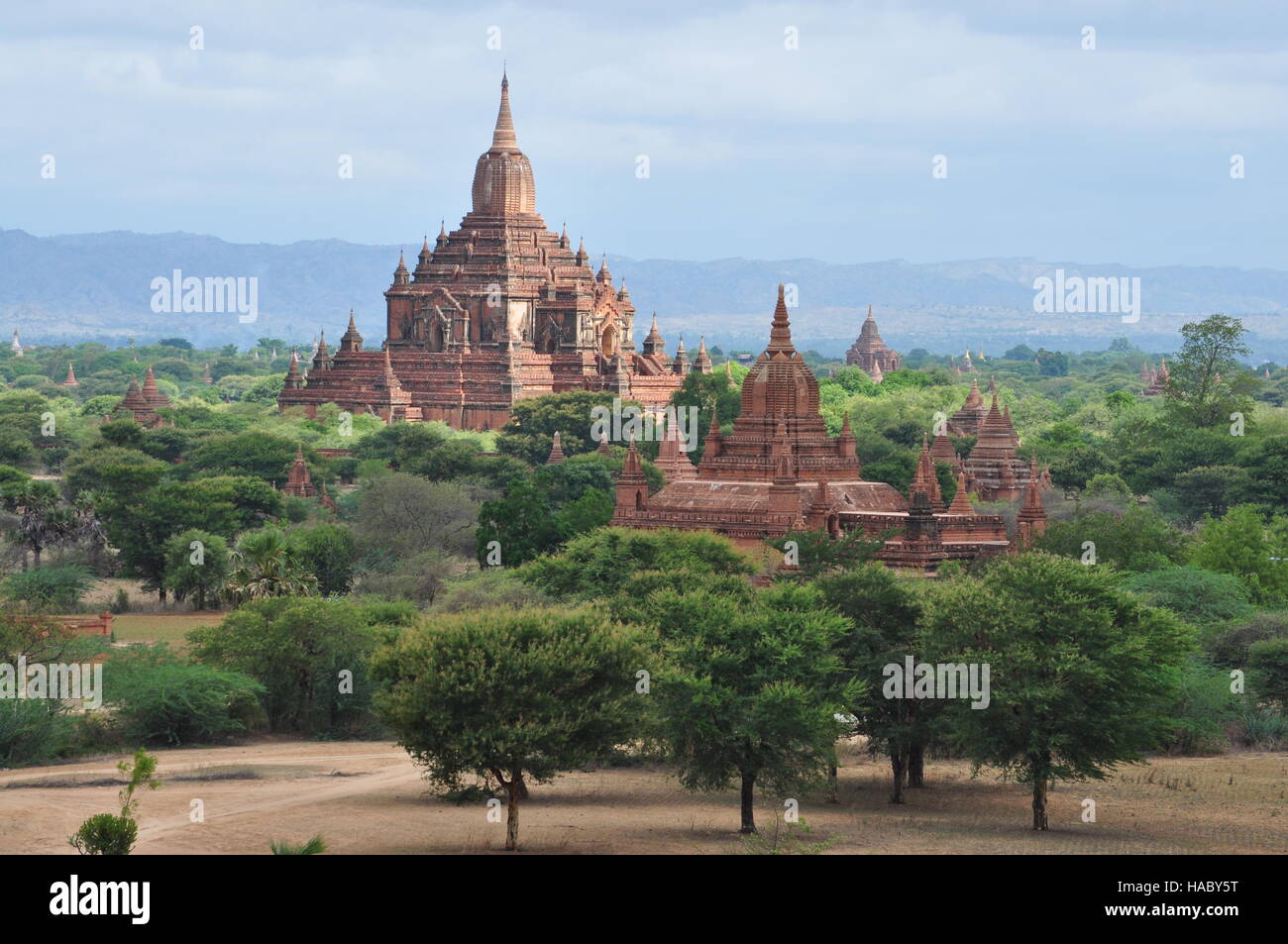 Dhammayangyi-Pagode in Bagan, Juli, Myanmar Stockfoto