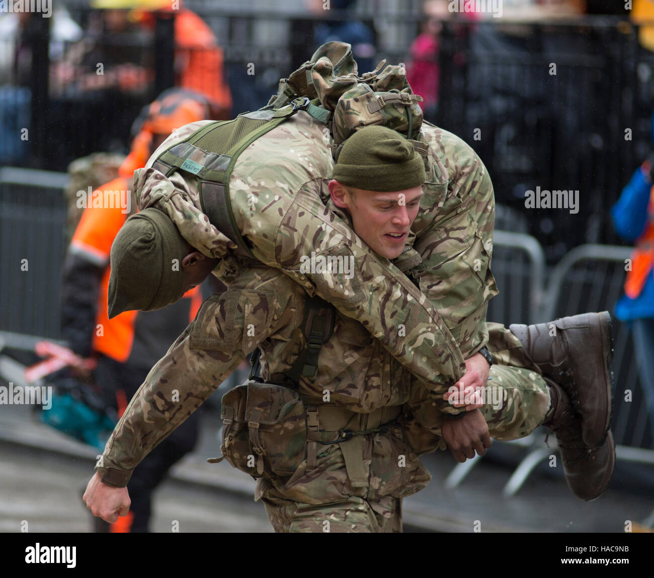 Der Lord Bürgermeister Show 2016 in der City of London, die Welten größte unzensiert Prozession feiert seinen ersten Tag im Amt. Stockfoto