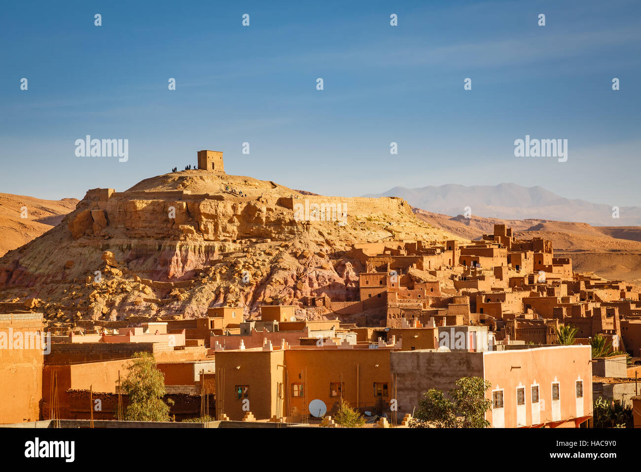 Dorf von Ait Benhaddou in Provinz von Ouarzazate, Marokko Stockfoto
