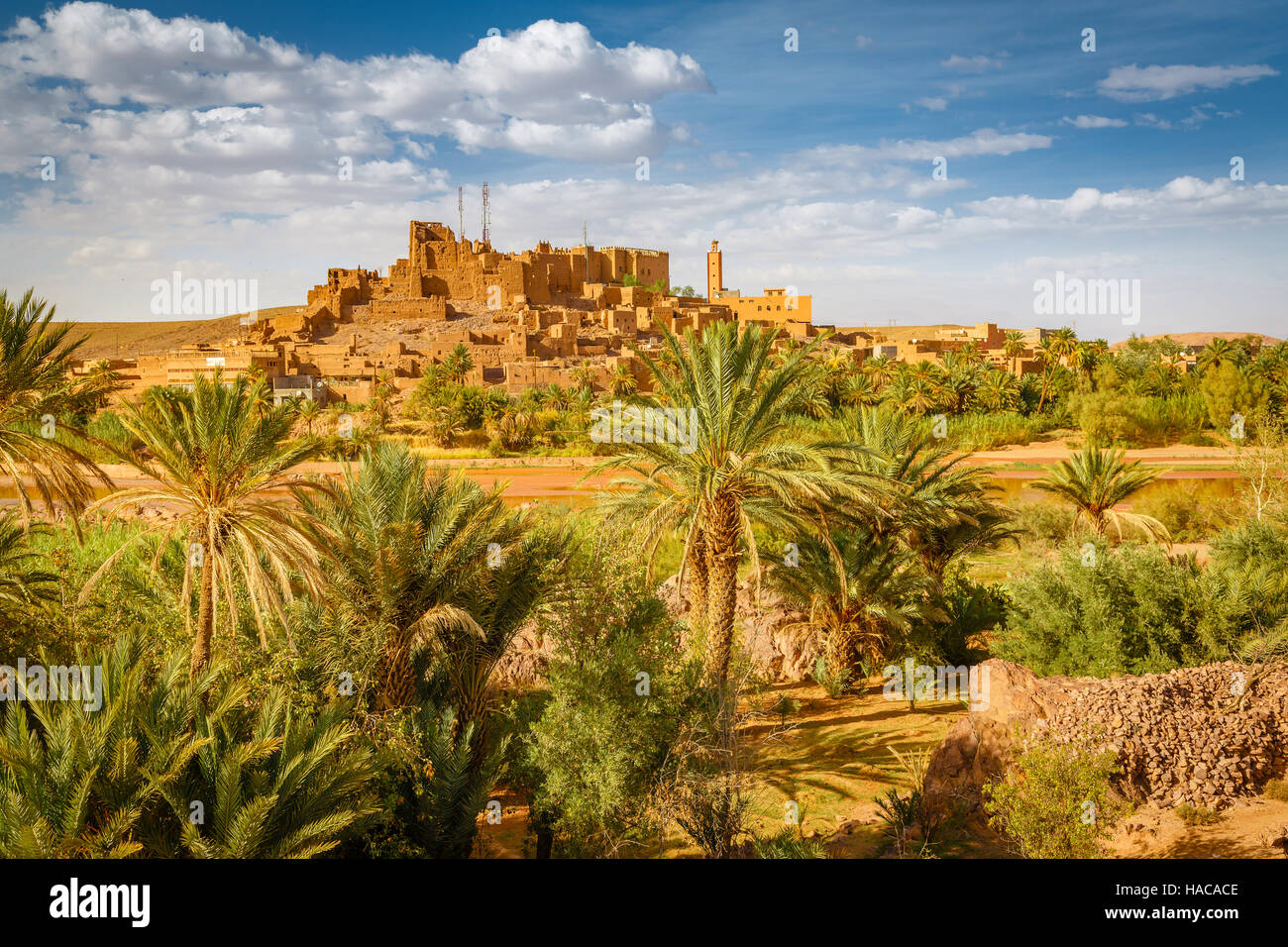 Die Kasbah von Tifoultoute in Provinz von Ouarzazate, Marokko Stockfoto
