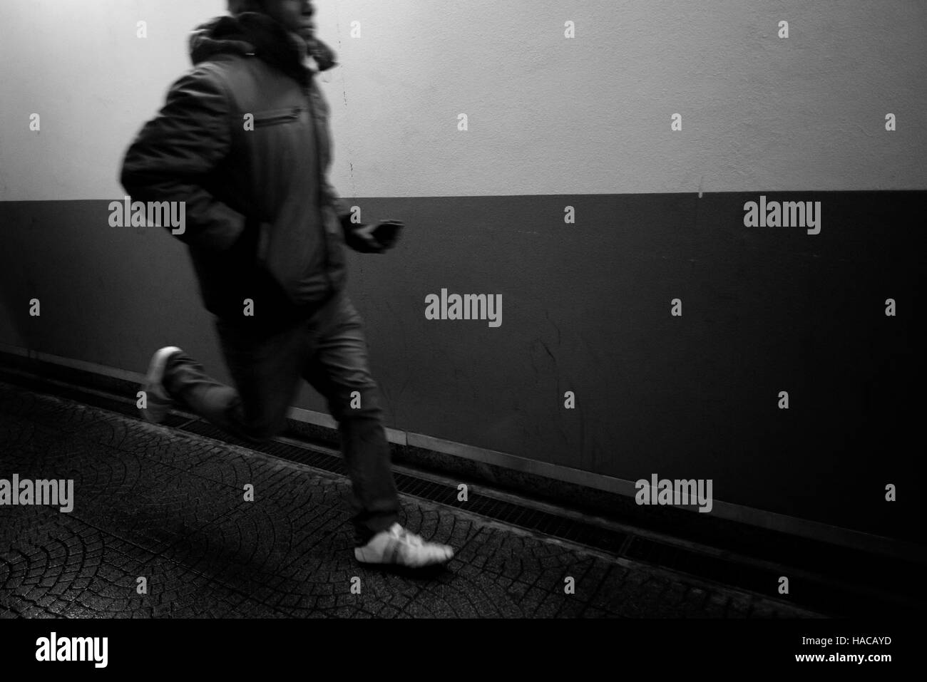 Laufende Mann Stockfoto