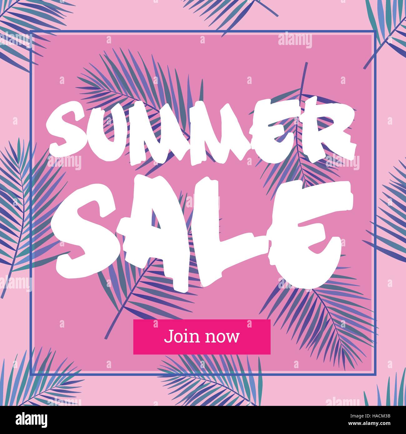 Summer-Sale bis Tu 50 Prozent Rabatt. Web-Banner oder Poster mit wat Stock Vektor