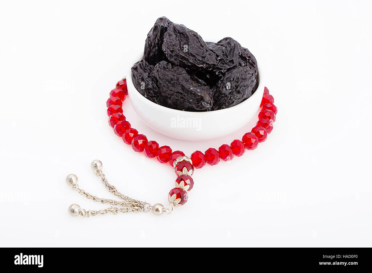 Leckere getrocknete Pflaume Stockfoto