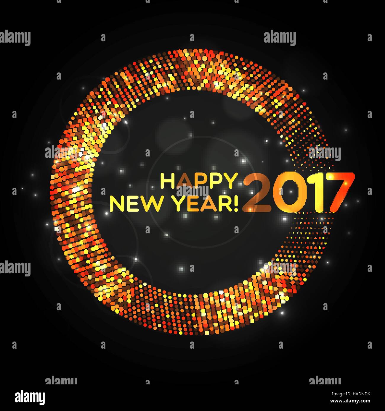 Glückliches Neujahr 2017 abstrakte hellen Hintergrund für Ihr design Stock Vektor