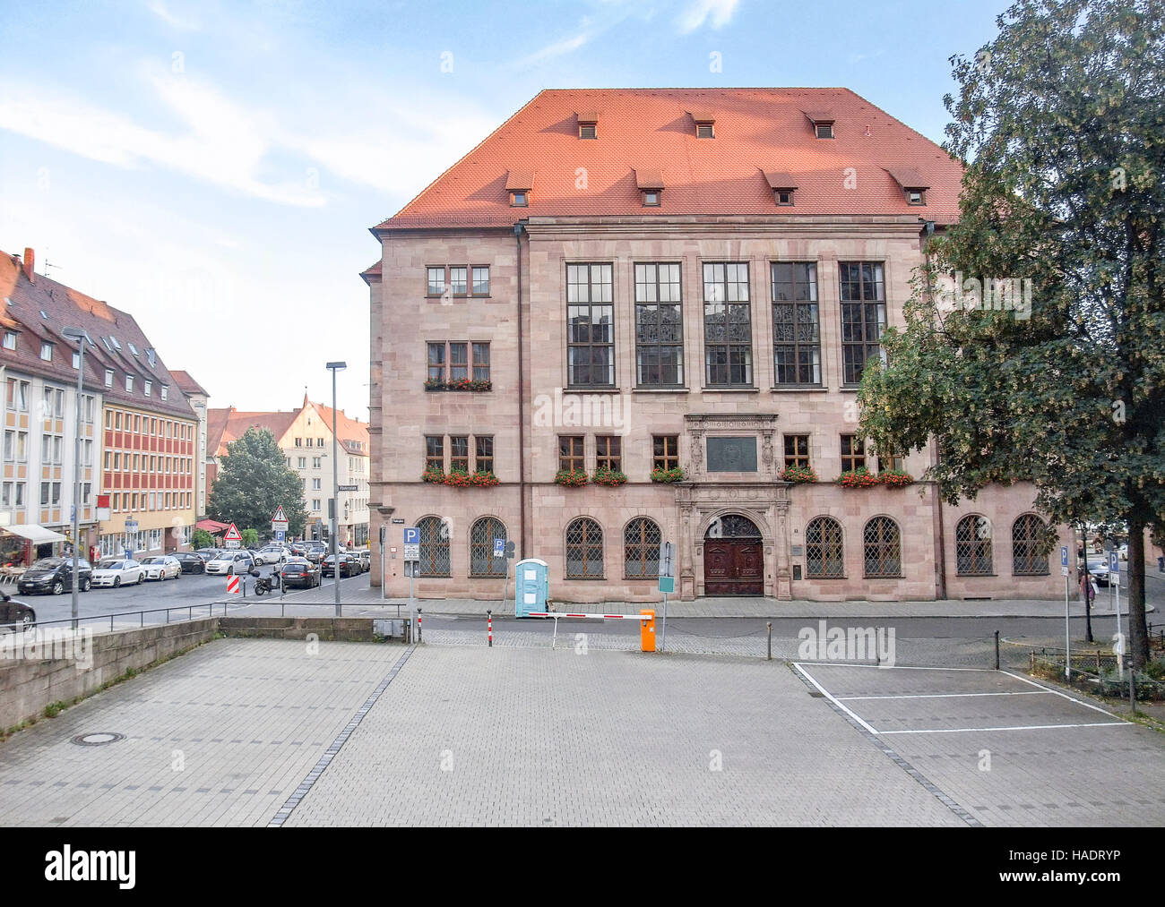 Stadtansicht von Nürnberg, eine Stadt in Franken im deutschen Bundesland Bayern Stockfoto