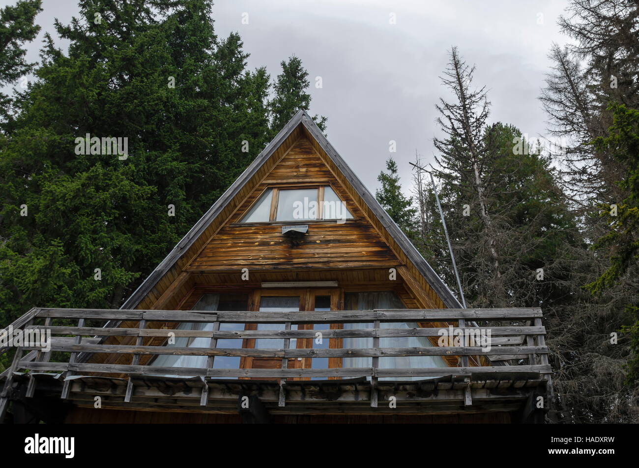 Rest-Haus oder Hütte auf dem Berg Vitosha, Bulgarien Stockfoto