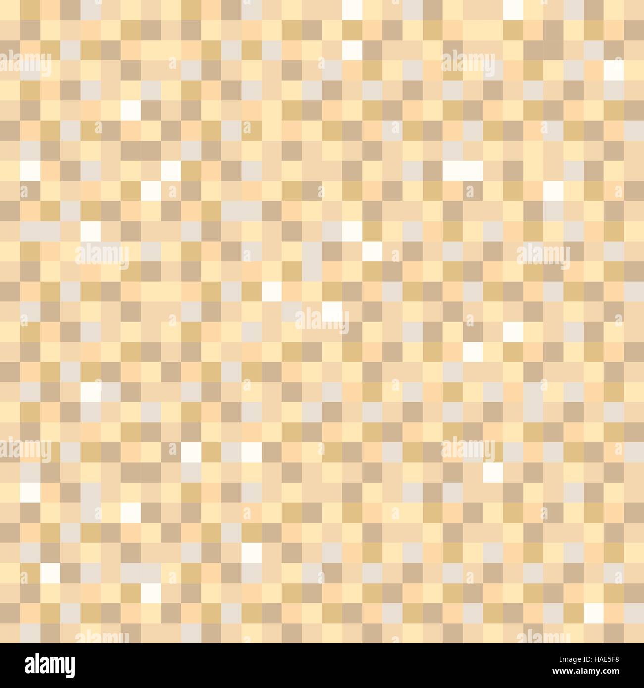 Digital Pixel braun Musterdesign Hintergrund Stock Vektor