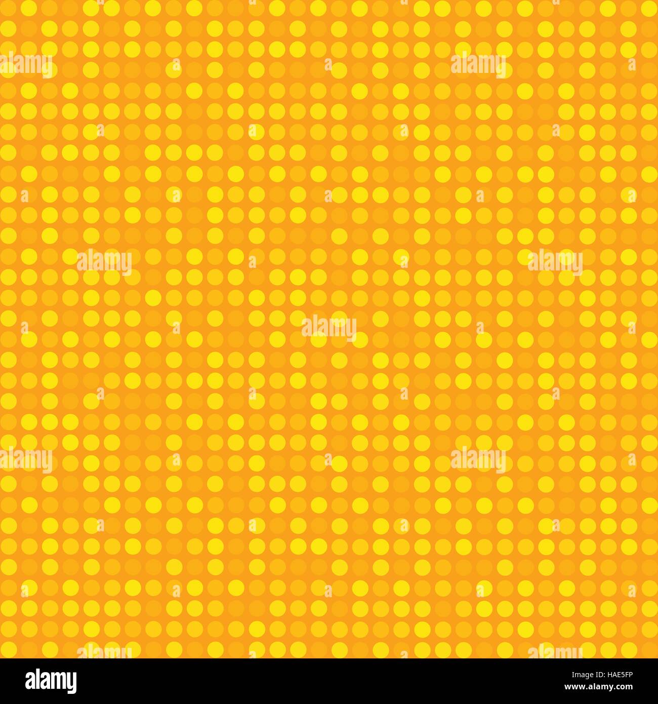 Gelbe warme digitale Musterdesign Hintergrund Stock Vektor
