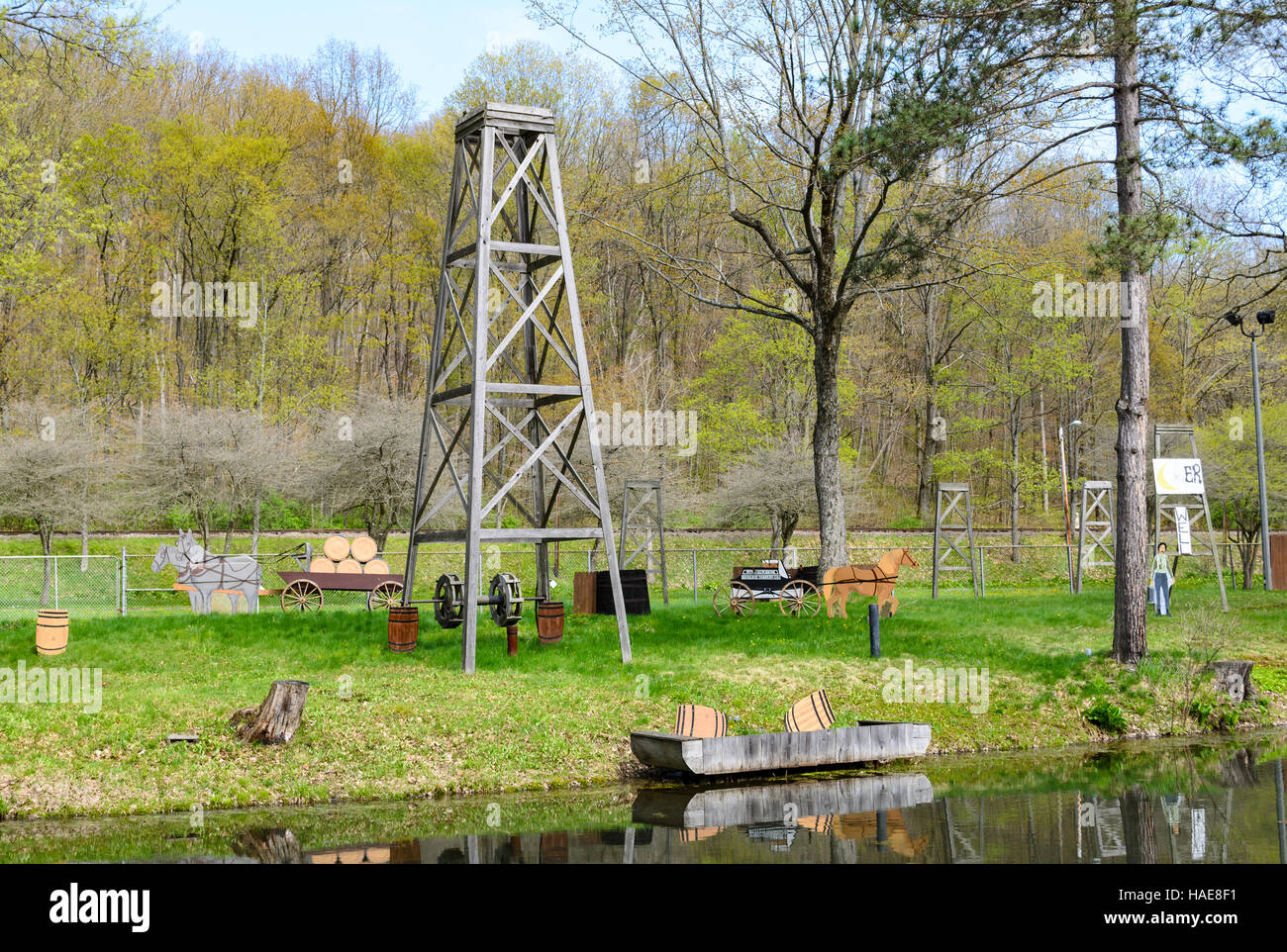Oil Creek State Park Stockfotografie Alamy