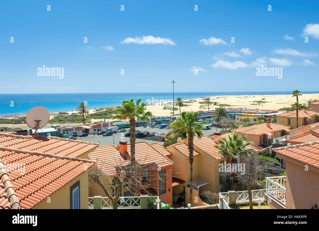 Maspalomas Resort. Gran Canaria. Kanarische Inseln Stockfoto