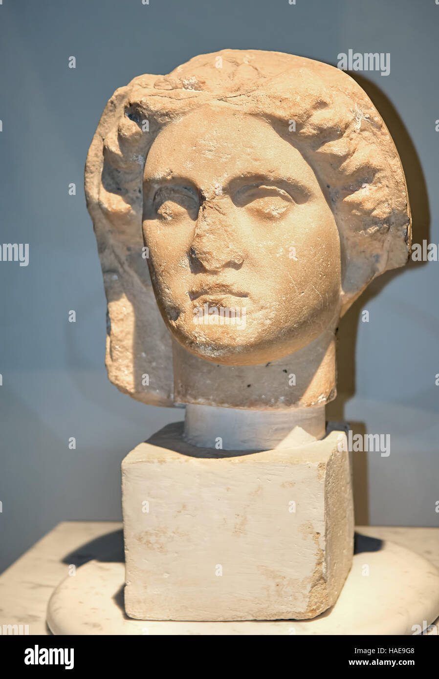 26.09.2009 Statue des römischen Marmorstatue. Jamahiriya Museum, Green Square, Tripolis, Libyen Stockfoto