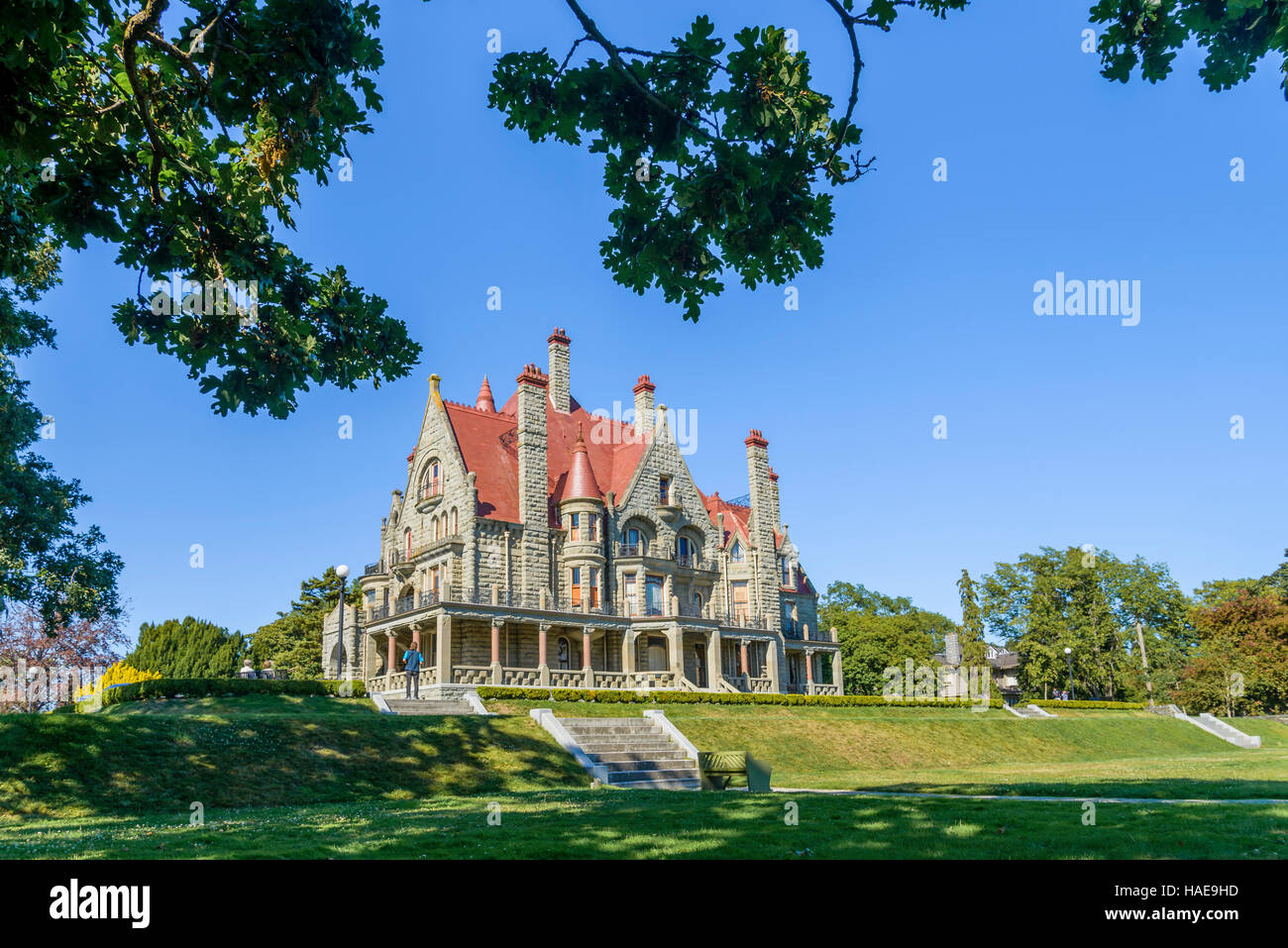 Craigdarroch Castle, Victoria, Britisch-Kolumbien, Kanada Stockfoto