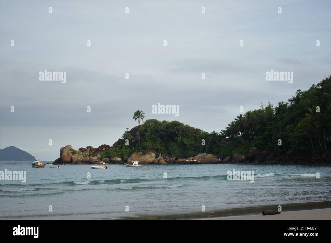 Aventureiro Strand, Ilha Grande, Brasilien Stockfoto