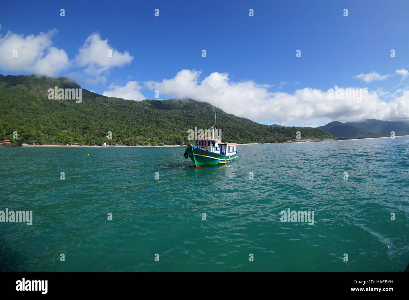 Aventureiro Strand, Ilha Grande, Brasilien Stockfoto