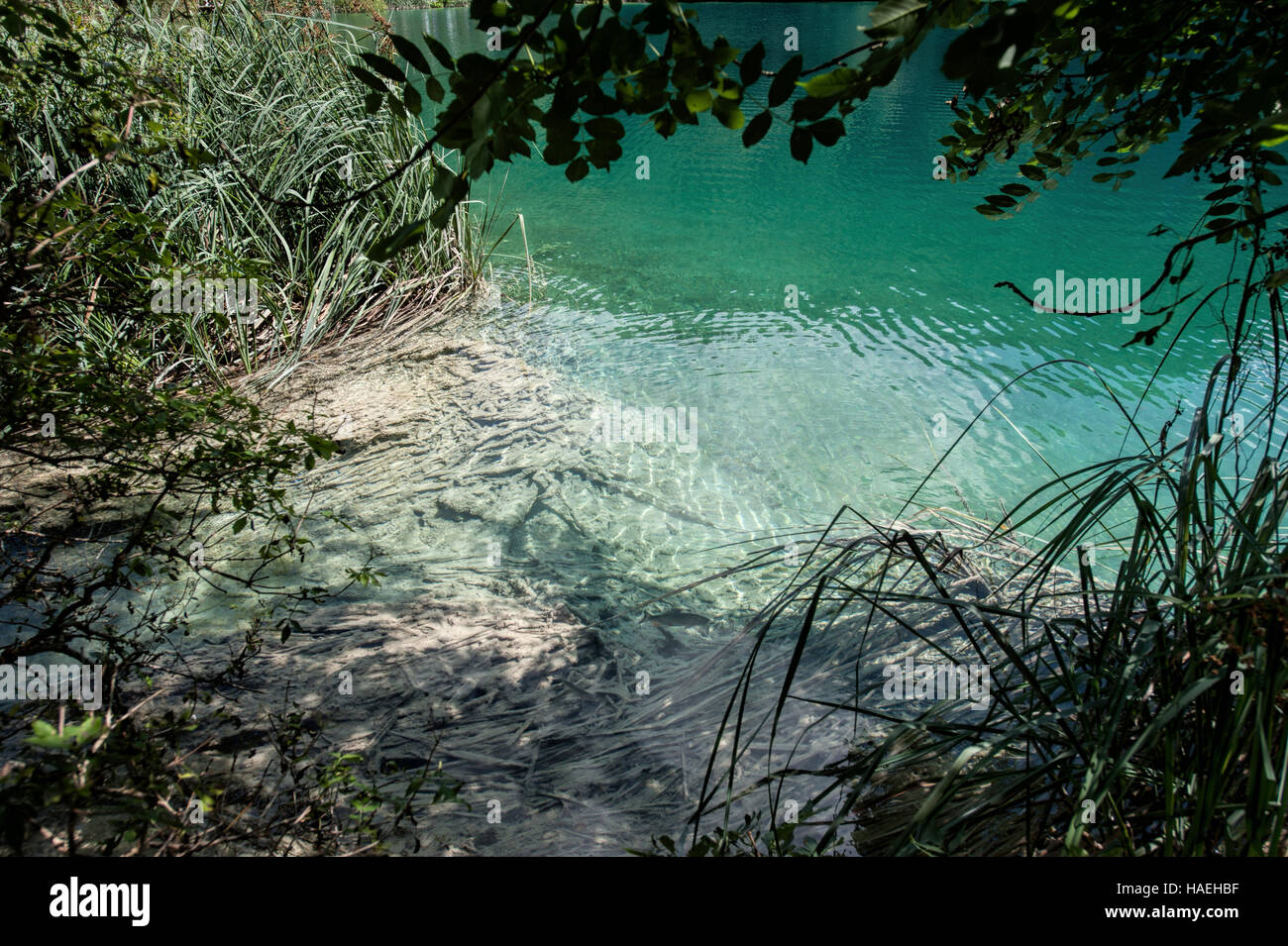 Nationalpark Plitvicer Seen in Kroatien Stockfoto