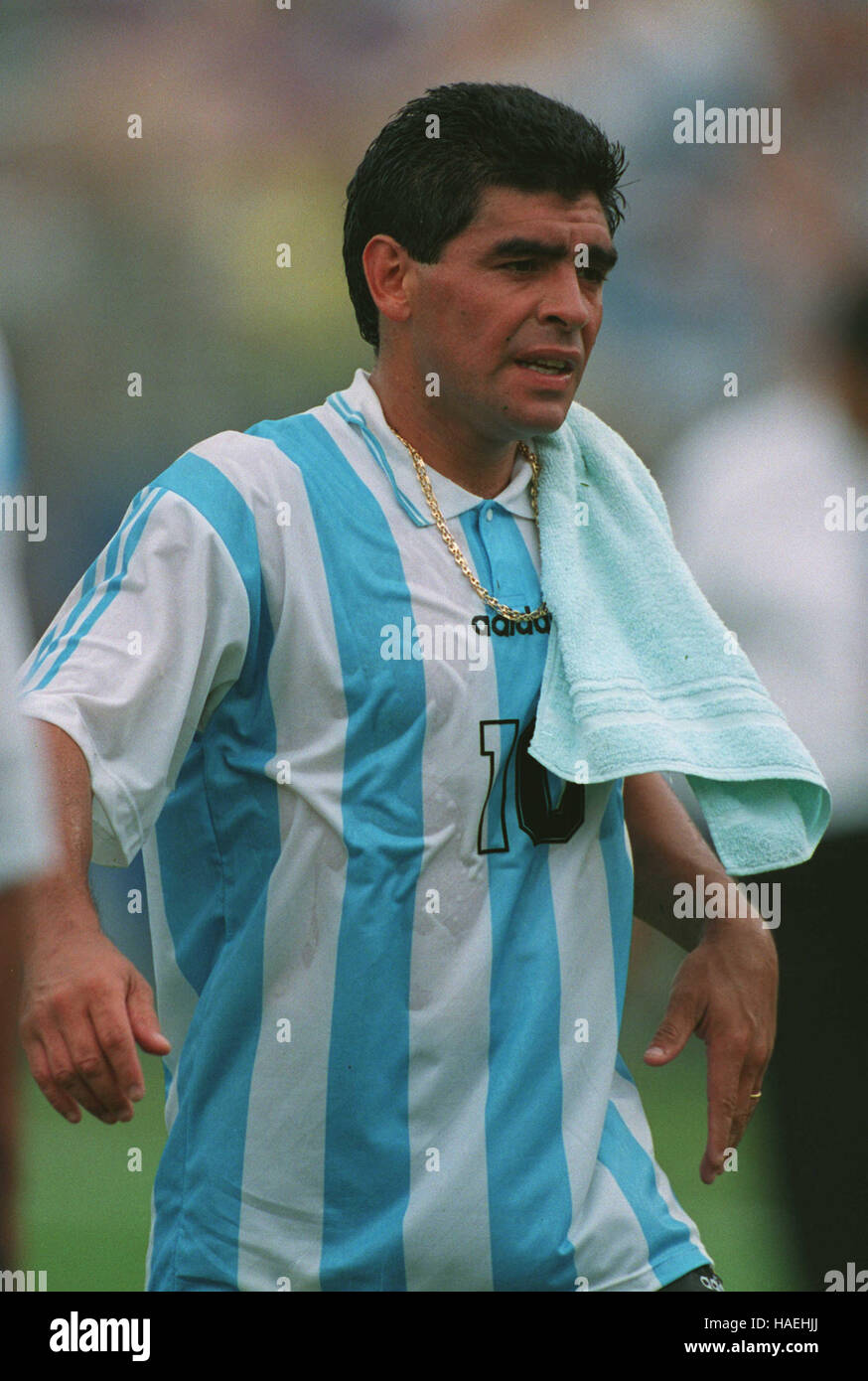 DIEGO MARADONA Argentinien 2. Juli 1994 Stockfoto