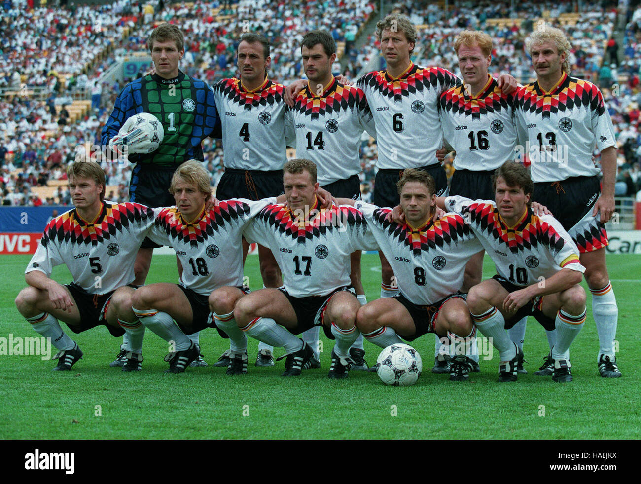 DFB-TEAM WM 1994 2. Juli 1994 Stockfotografie - Alamy