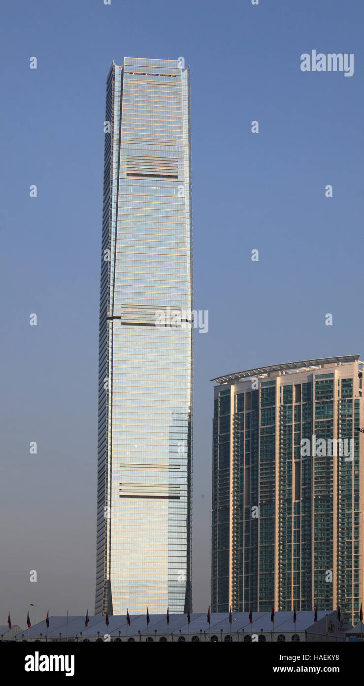 China, Hongkong, Kowloon, International Commerce Centre, Stockfoto