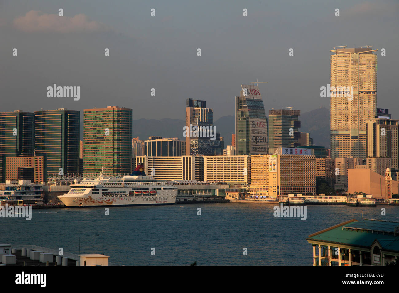 China, Hong Kong, Kowloon, Skyline, Stockfoto