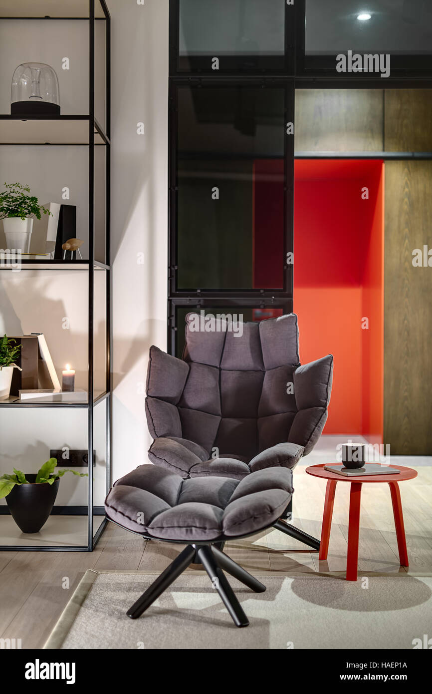 Interieur im Loftstil Stockfoto