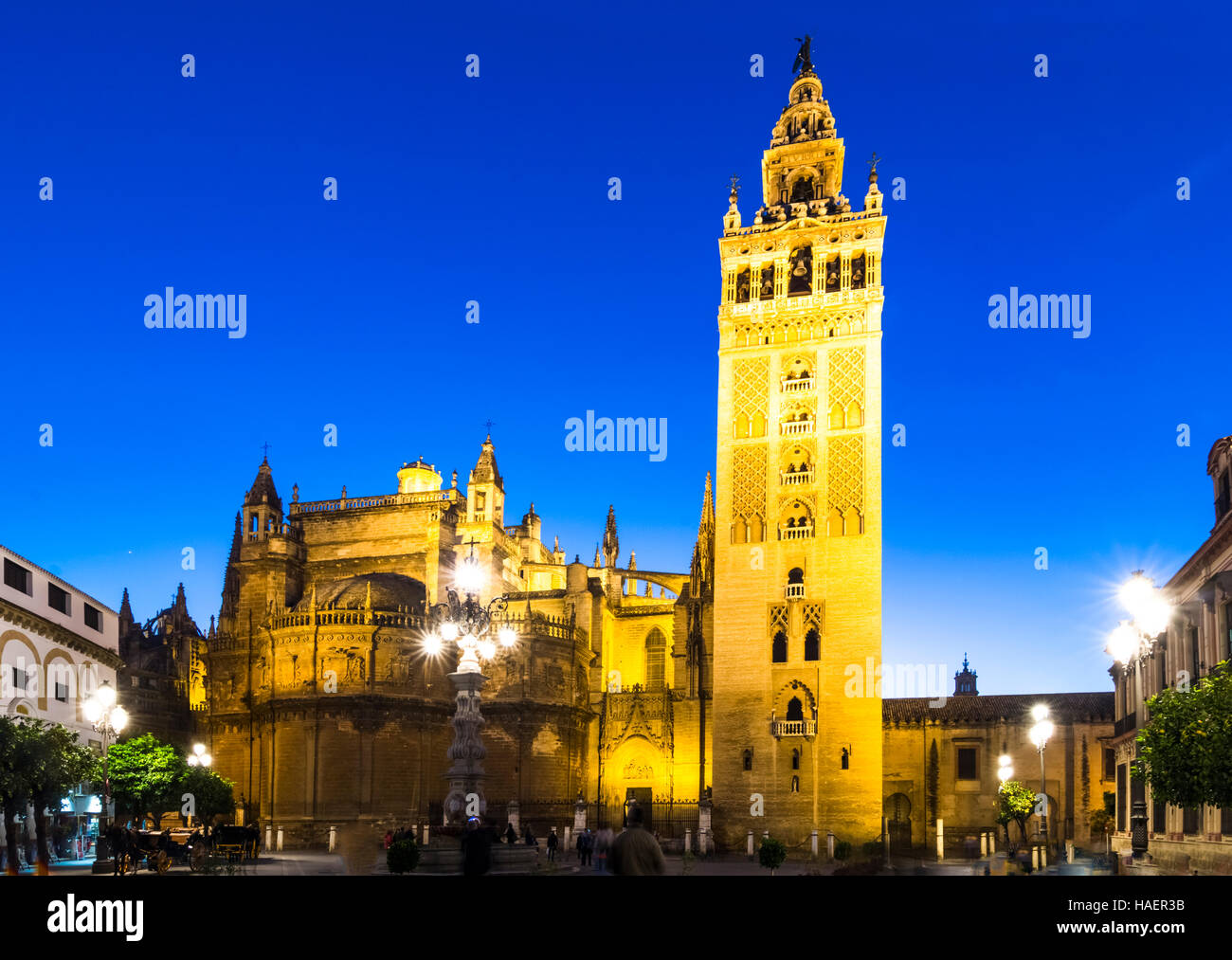 Giralda Turm, Sevilla, Andalusien, Spanien Stockfoto