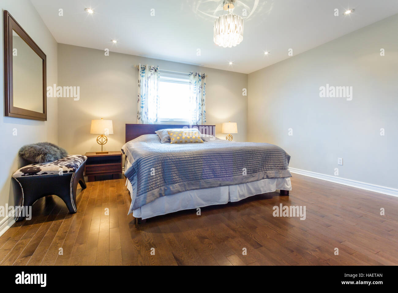 Schlafzimmer-Innenarchitektur Stockfoto