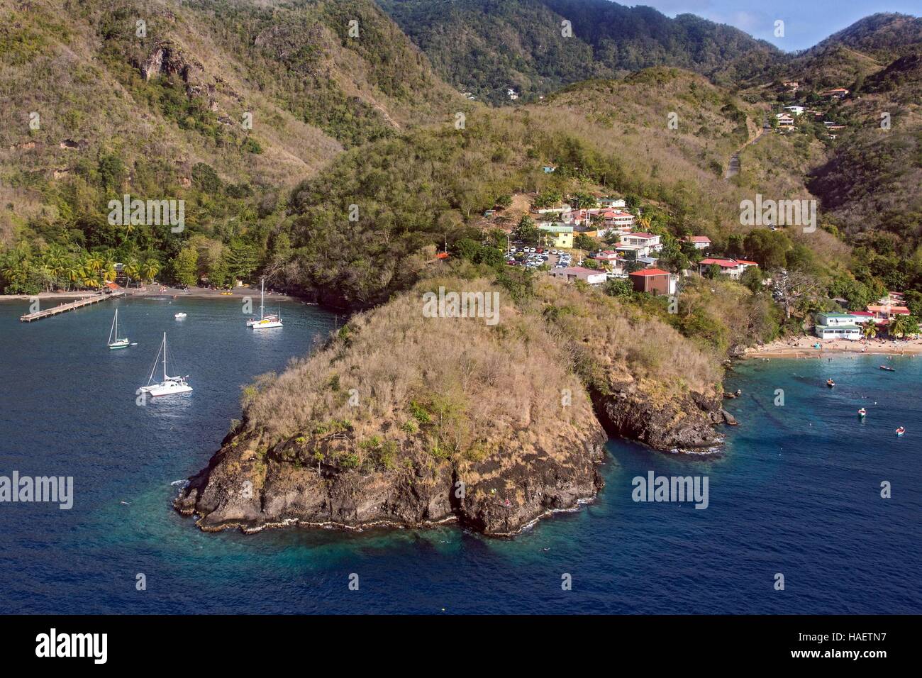 ABBILDUNG VON MARTINIQUE, FRANZÖSISCHE ANTILLEN, FRANKREICH Stockfoto