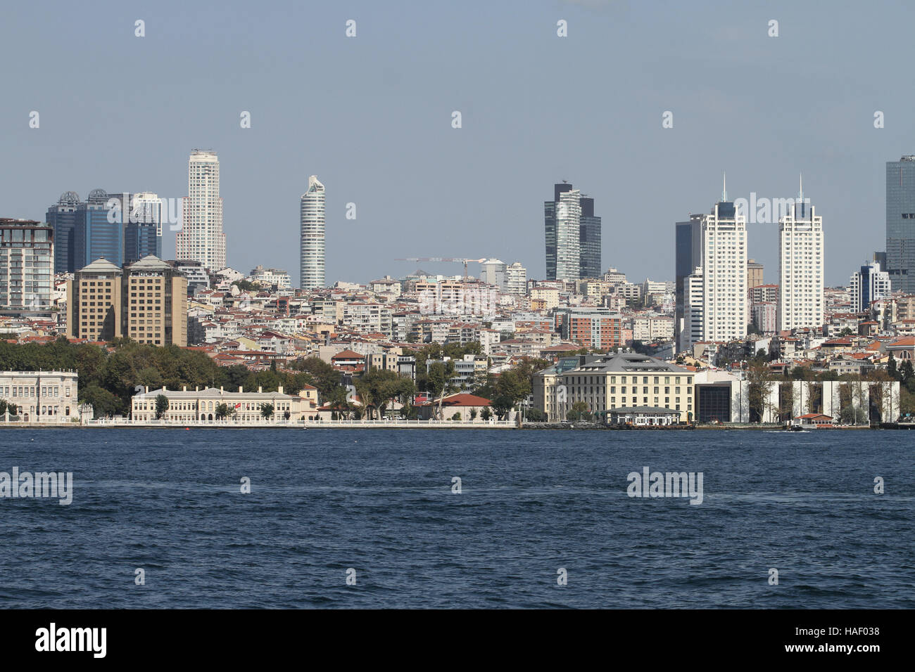 Besiktas-Bezirk im europäischen Seite von Istanbul City Stockfoto