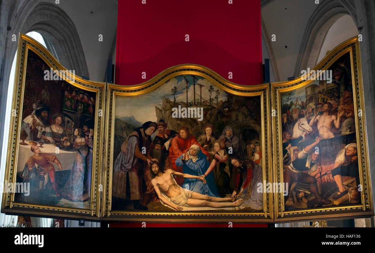 Klage von Quentin Matsys, 1509-1511, Königliches Museum der schönen Künste, Antwerpen, Belgien, Europa Stockfoto