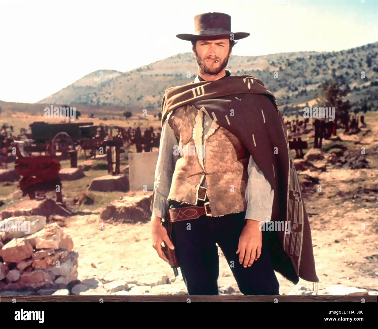 DER gute, der schlechte und das hässliche 1966 United Artists Film mit Clint Eastwood Stockfoto