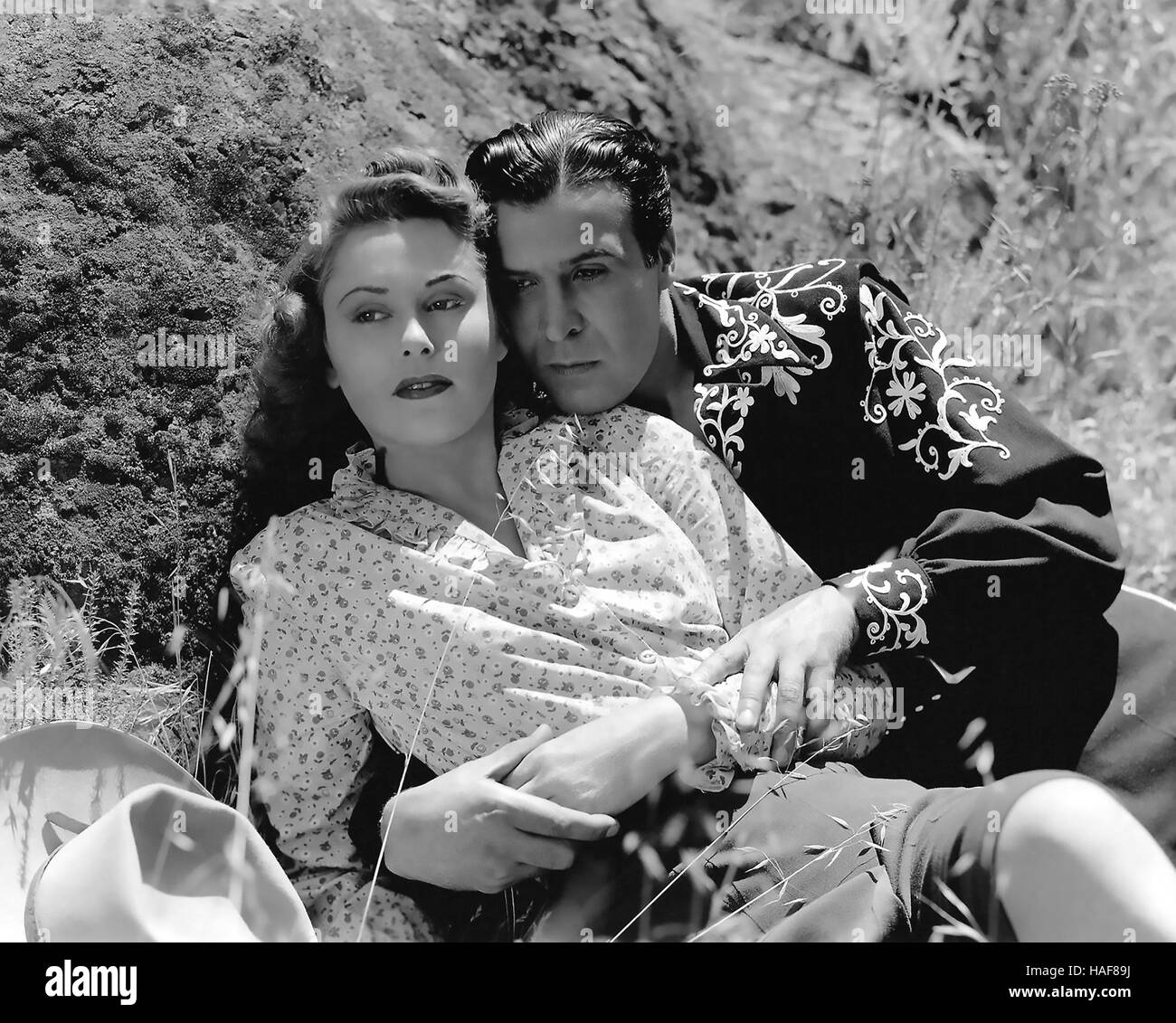 Zorros schwarze Peitsche 1944 Republic Pictures Film mit Linda Stirling und George J.Lewis Stockfoto