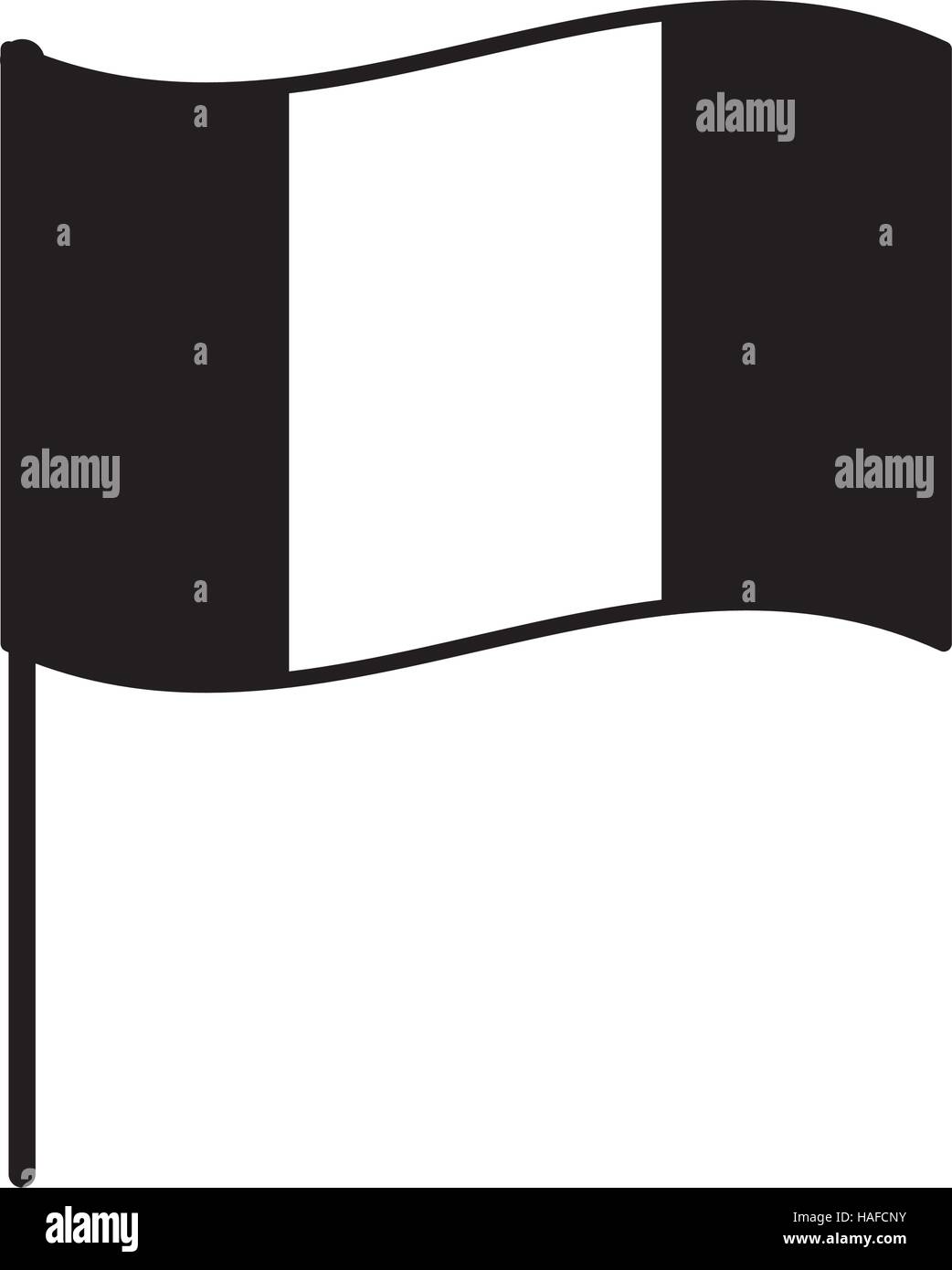 Fahne schwarz Alamy - Stock-Vektorgrafik weiße Frankreich