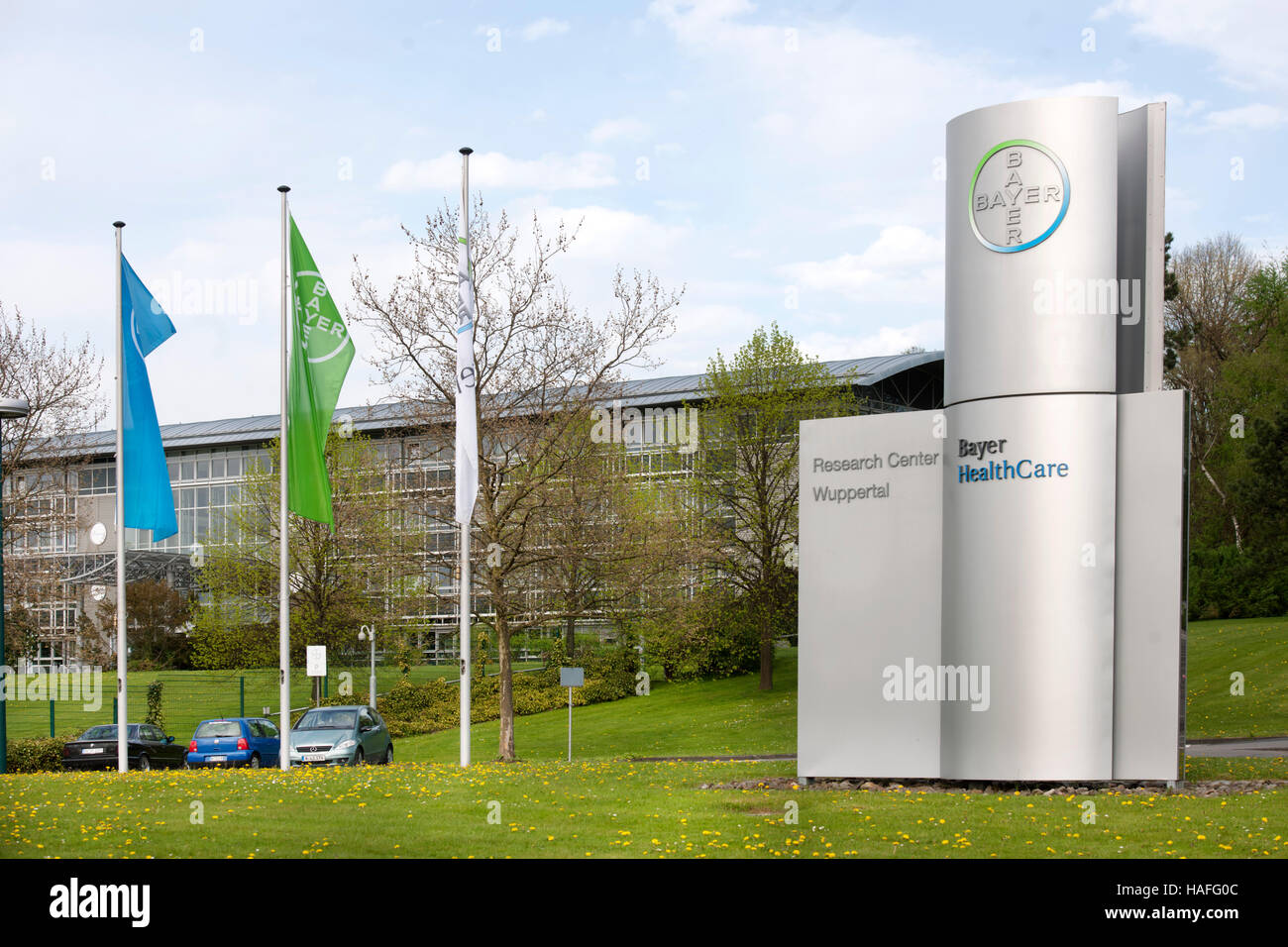 Deutschland, Nordrhein-Westfalen, Kreis Wuppertal, Wuppertal-Elberfeld, Bayer Forschungszentrum, Stockfoto