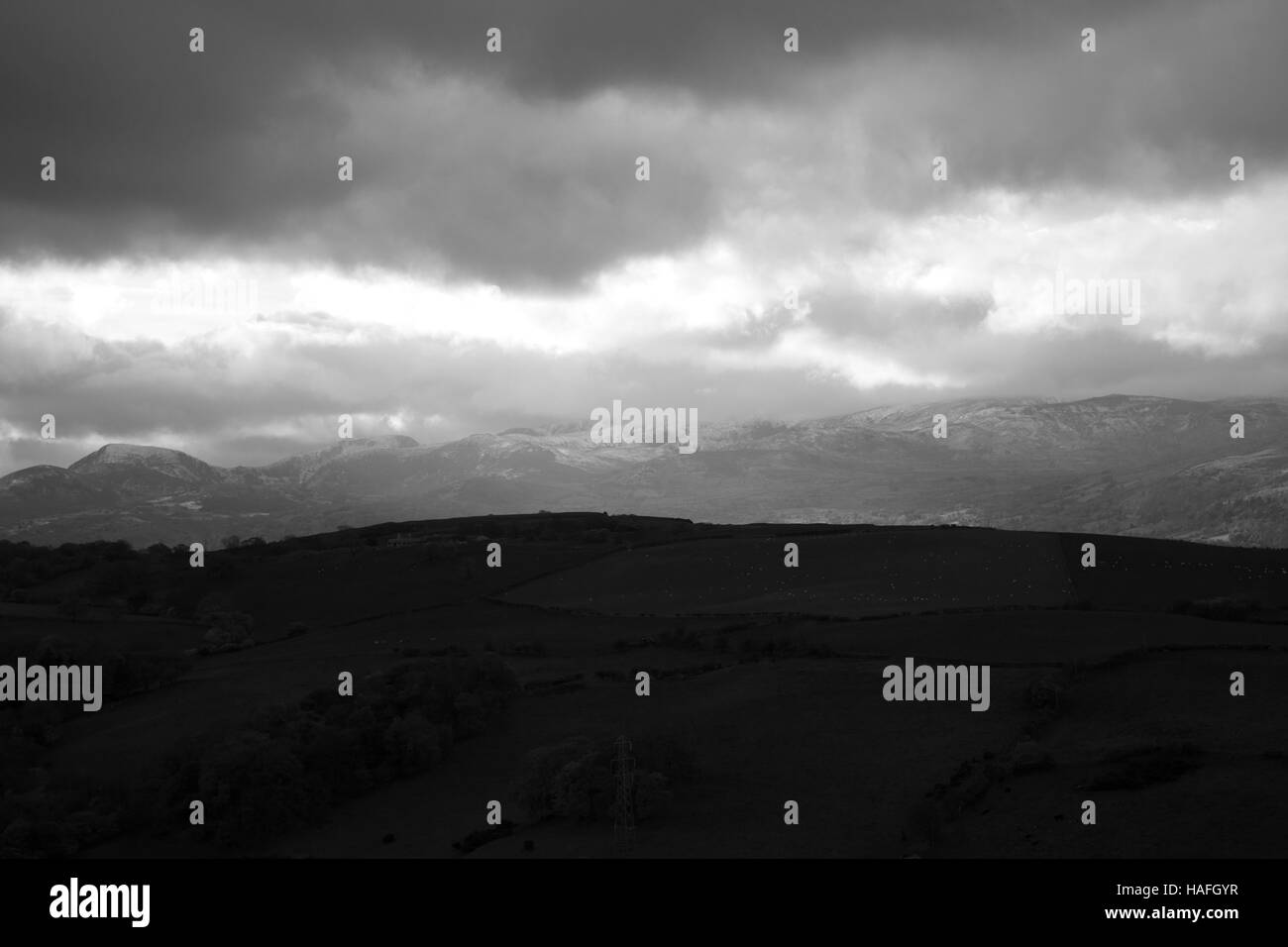Gewitterwolken Stockfoto