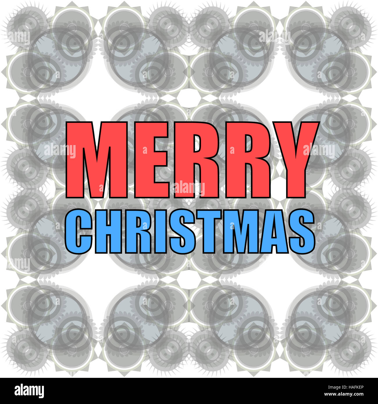 Klassischen Urlaub Schriftzug Serie. Frohe Weihnachten und Happy New Year-Grußkarte Stockfoto