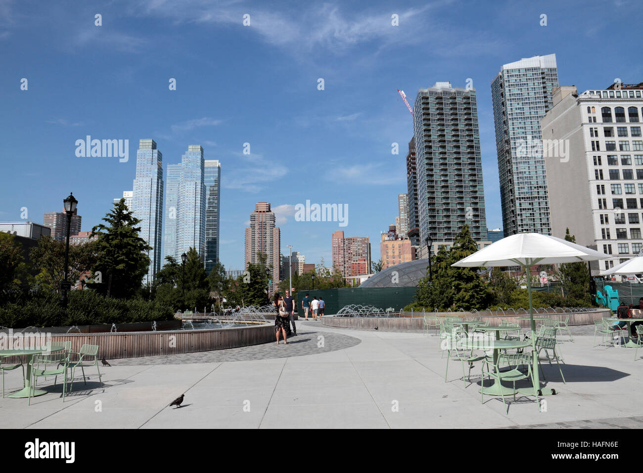 Bestandteil der Hudson Yards Sanierungsprojekt in Hells Kitchen in Manhattan, New York City, Vereinigte Staaten von Amerika. Stockfoto