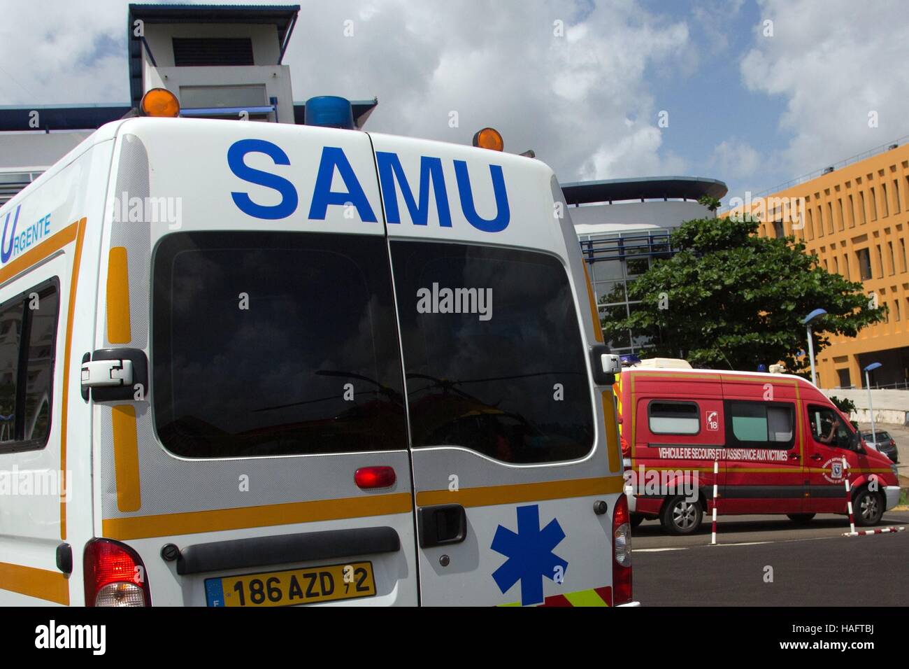 NOTDIENSTE, MARTINIQUE Stockfoto