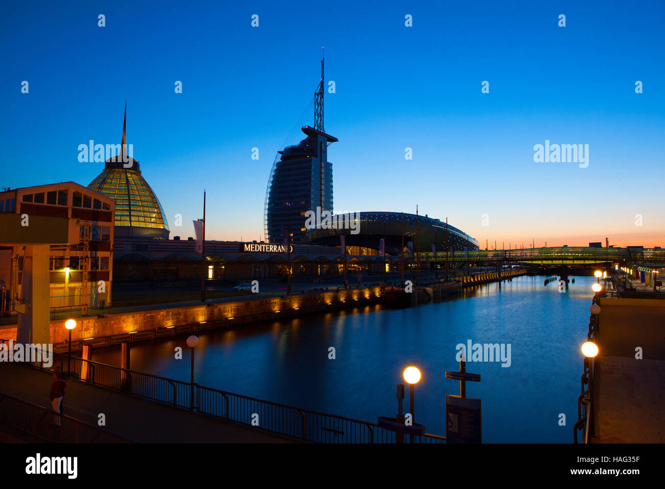 Atlantic Sail City und Klimahouse, Bremerhaven, Deutschland Stockfoto