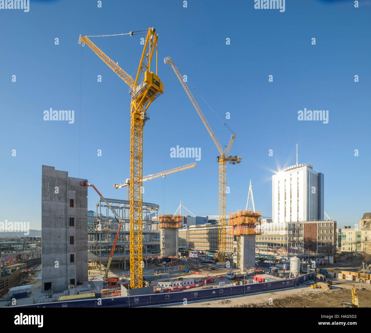 Bau der BBC Cymru/Wales Hauptsitz Cardiff 1. November 2016 PHILLIP ROBERTS Stockfoto