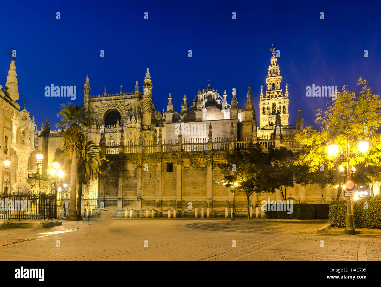 Kathedrale de Santa Maria la Sede, Sevilla, Andalusien, Spanien Stockfoto