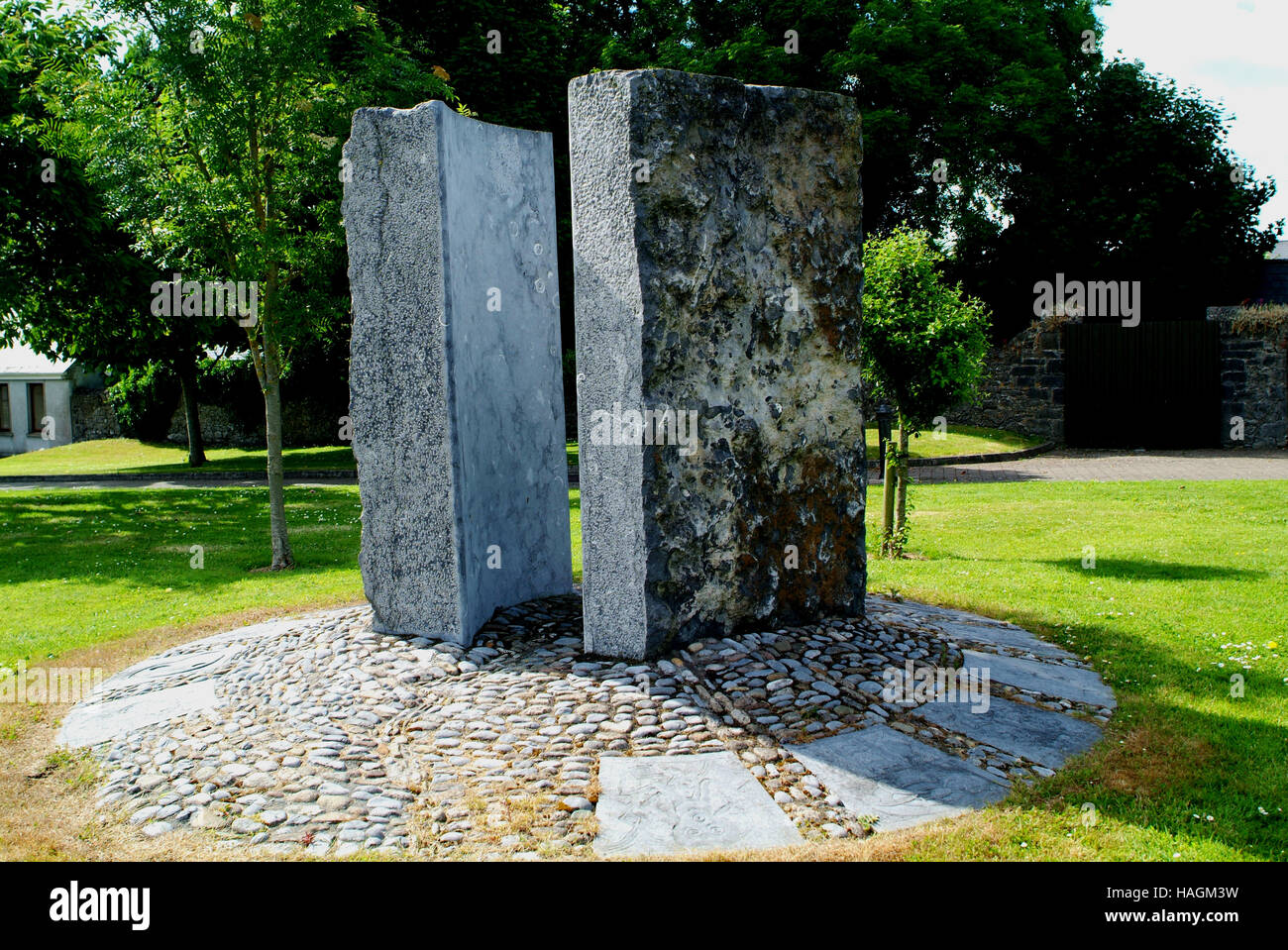 Irlands alten Osten, Cashel, St. Declan Weg, Wallfahrt, Tipperary, Irland, religiöse Marker, alten Pilgerweg Stockfoto