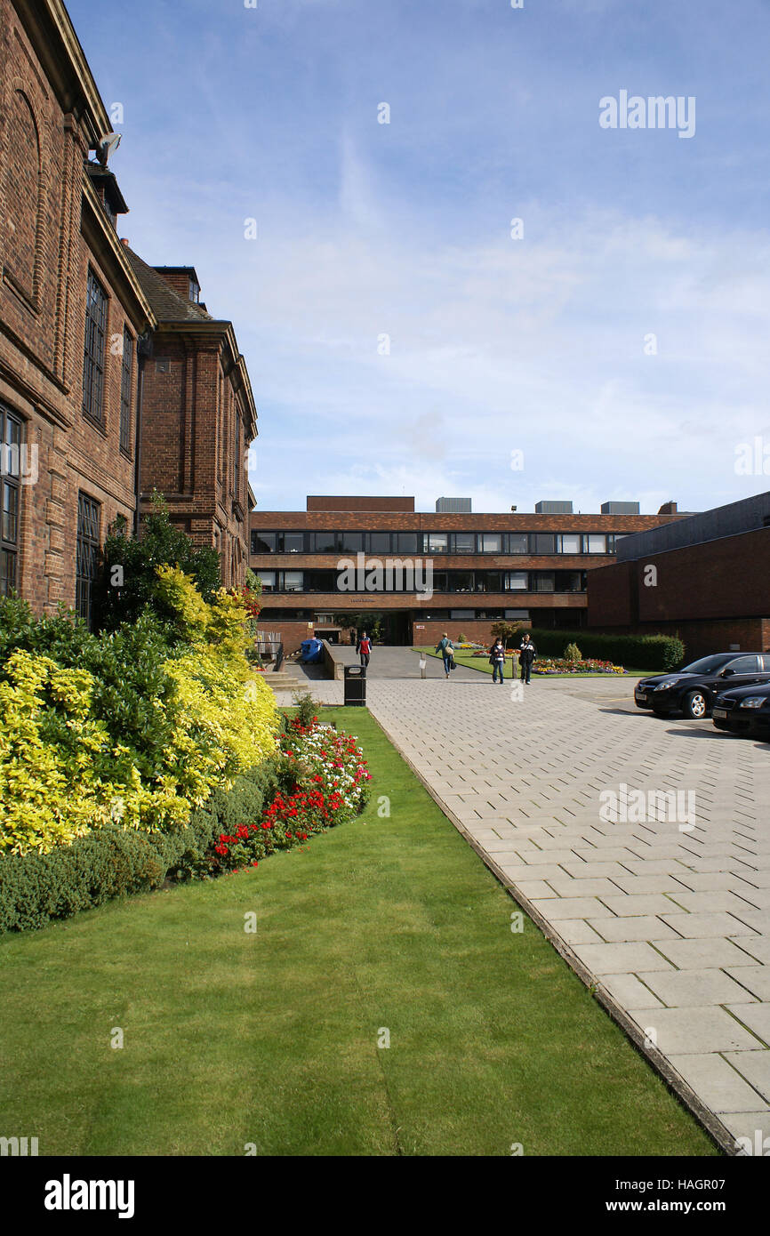 Campus der Universität Hull, Kingston nach Rumpf, Kulturhauptstadt 2017 Stockfoto